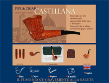 Tablet Screenshot of pipeandcigar-castellana.it